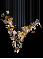 Shake Leaves Crown Chandelier