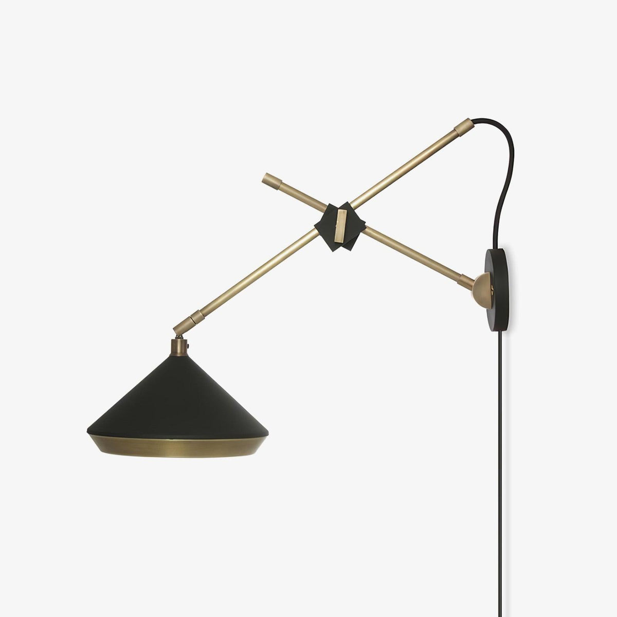 Shear Plug In Wall Light
