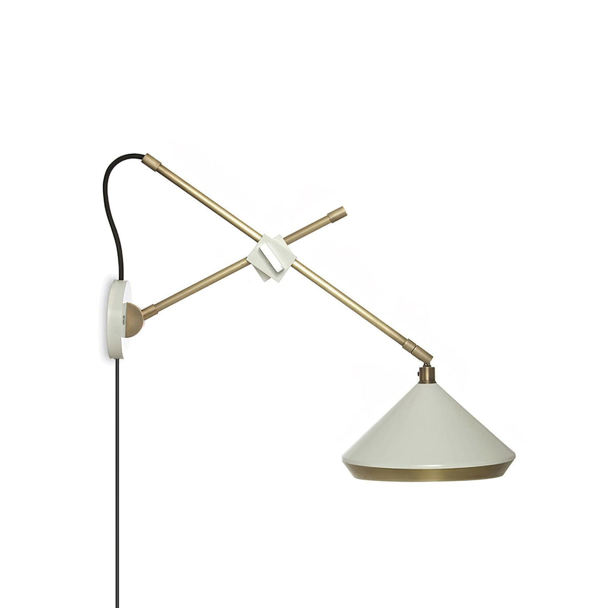 Shear Plug In Wall Light