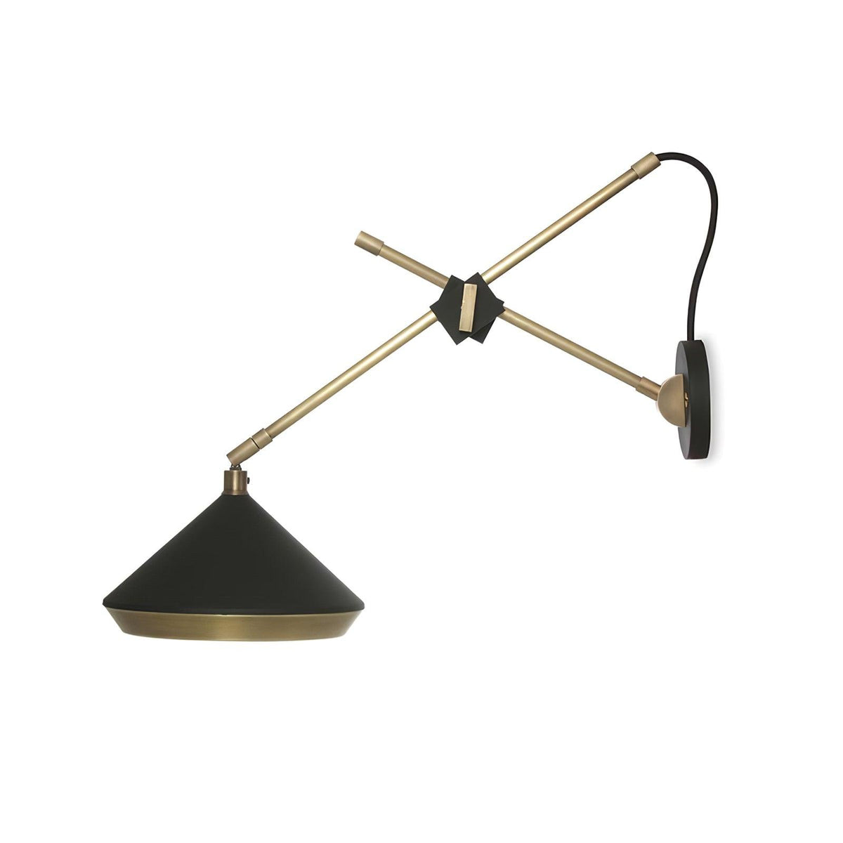 Shear Plug In Wall Light