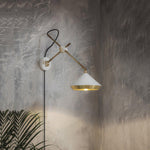 Shear Plug In Wall Light