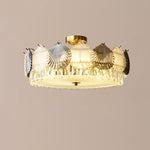 Shell Crystal Ceiling Lamp