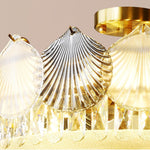Shell Crystal Ceiling Lamp