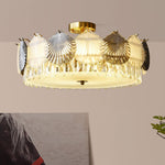 Shell Crystal Ceiling Lamp