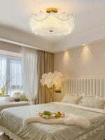 shell-glass-ceiling-lamp