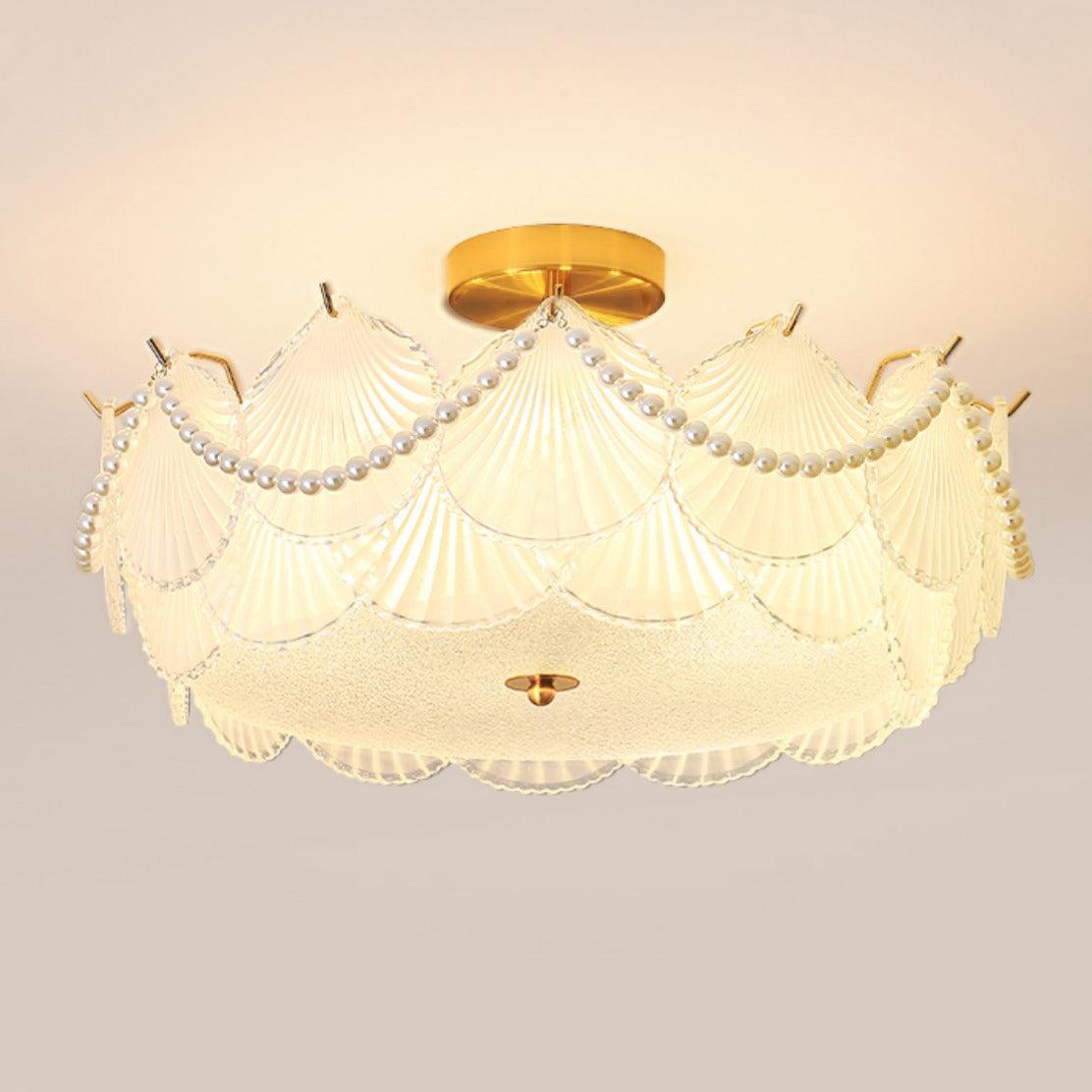 shell-glass-ceiling-lamp