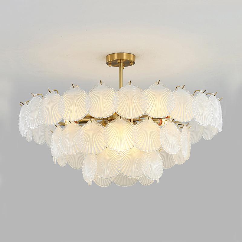 shell-glass-chandelier