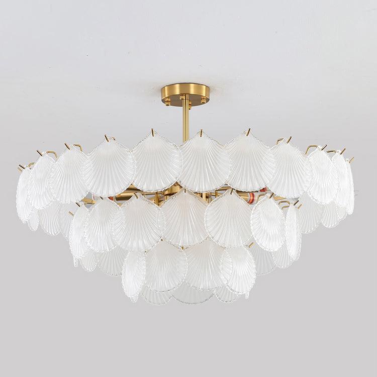 shell-glass-chandelier