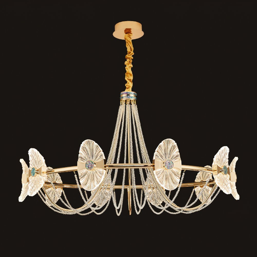 Shell Round Chandelier