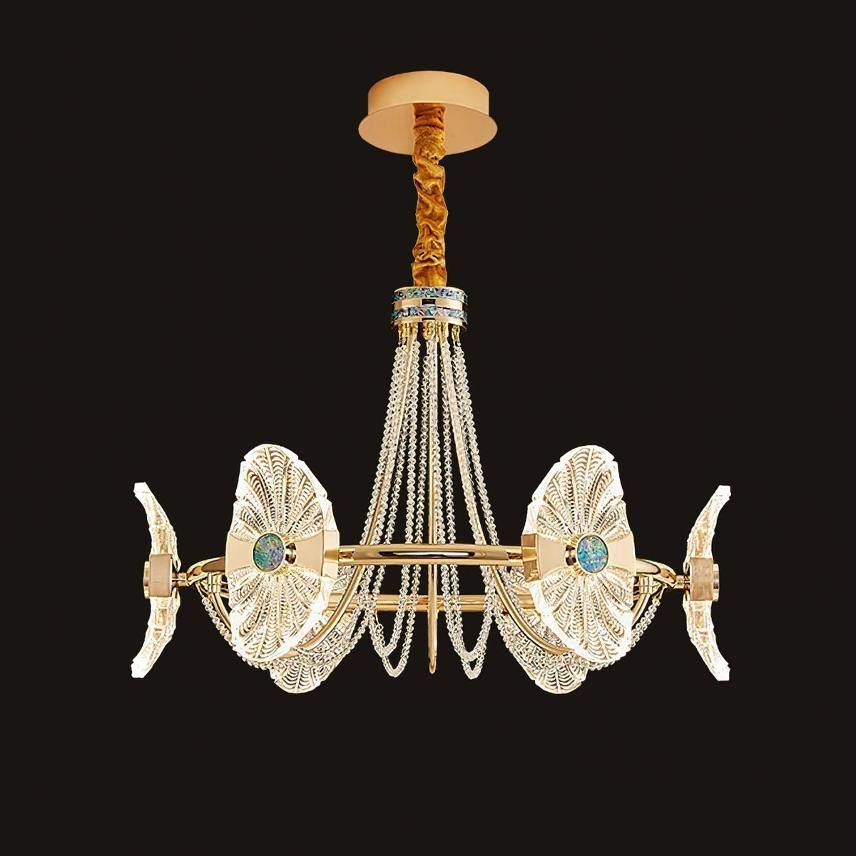 Shell Round Chandelier