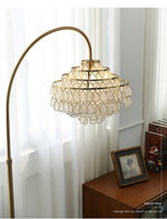 Lumière Shell Floor Lamp with Mother-of-Pearl Shade