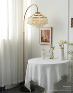 Lumière Shell Floor Lamp with Mother-of-Pearl Shade