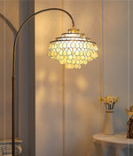 Lumière Shell Floor Lamp with Mother-of-Pearl Shade