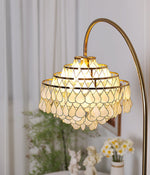 Lumière Shell Floor Lamp with Mother-of-Pearl Shade