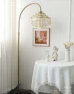 Lumière Shell Floor Lamp with Mother-of-Pearl Shade