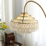 Lumière Shell Floor Lamp with Mother-of-Pearl Shade