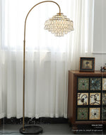 Lumière Shell Floor Lamp with Mother-of-Pearl Shade