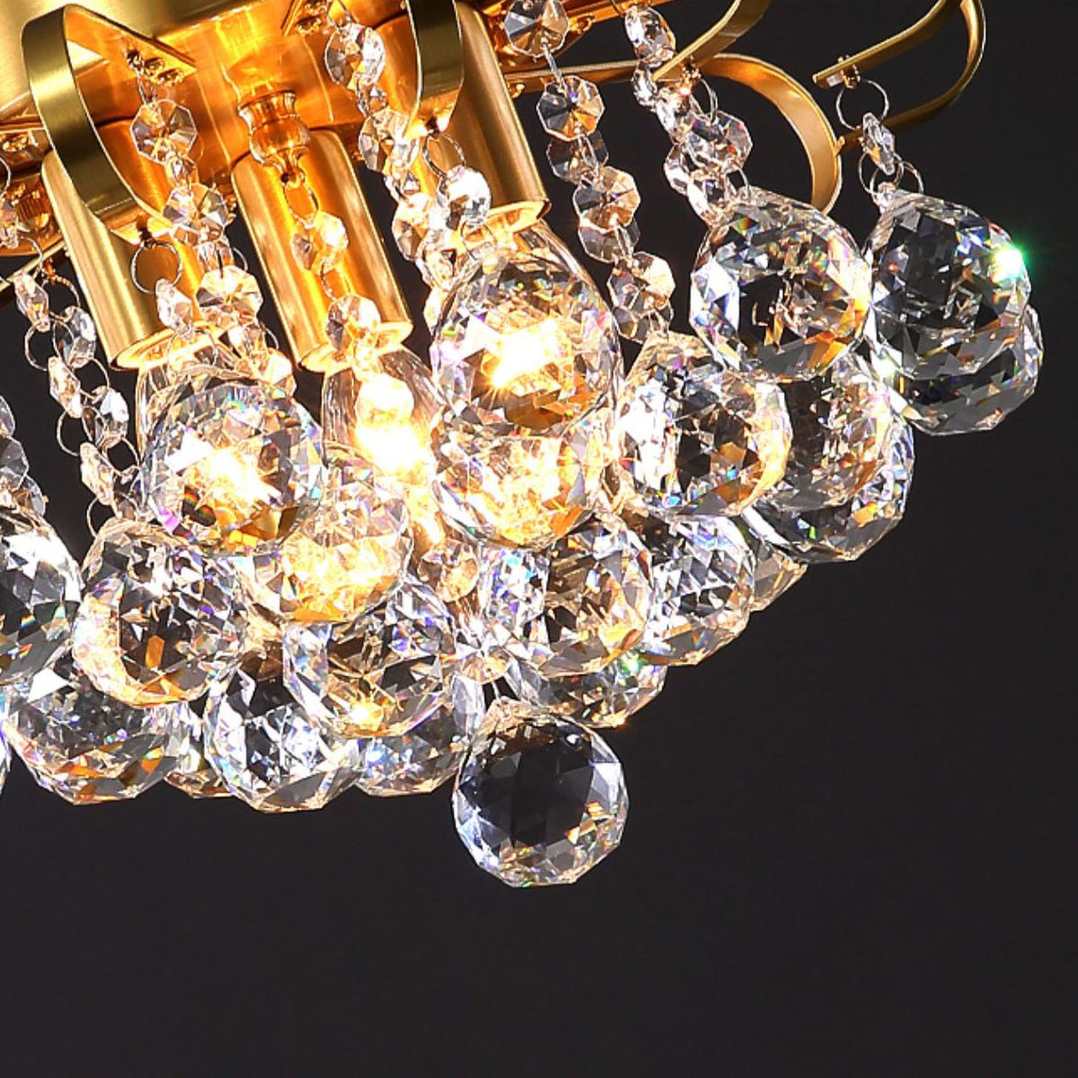 Shining Crystal Ball Ceiling Lamp