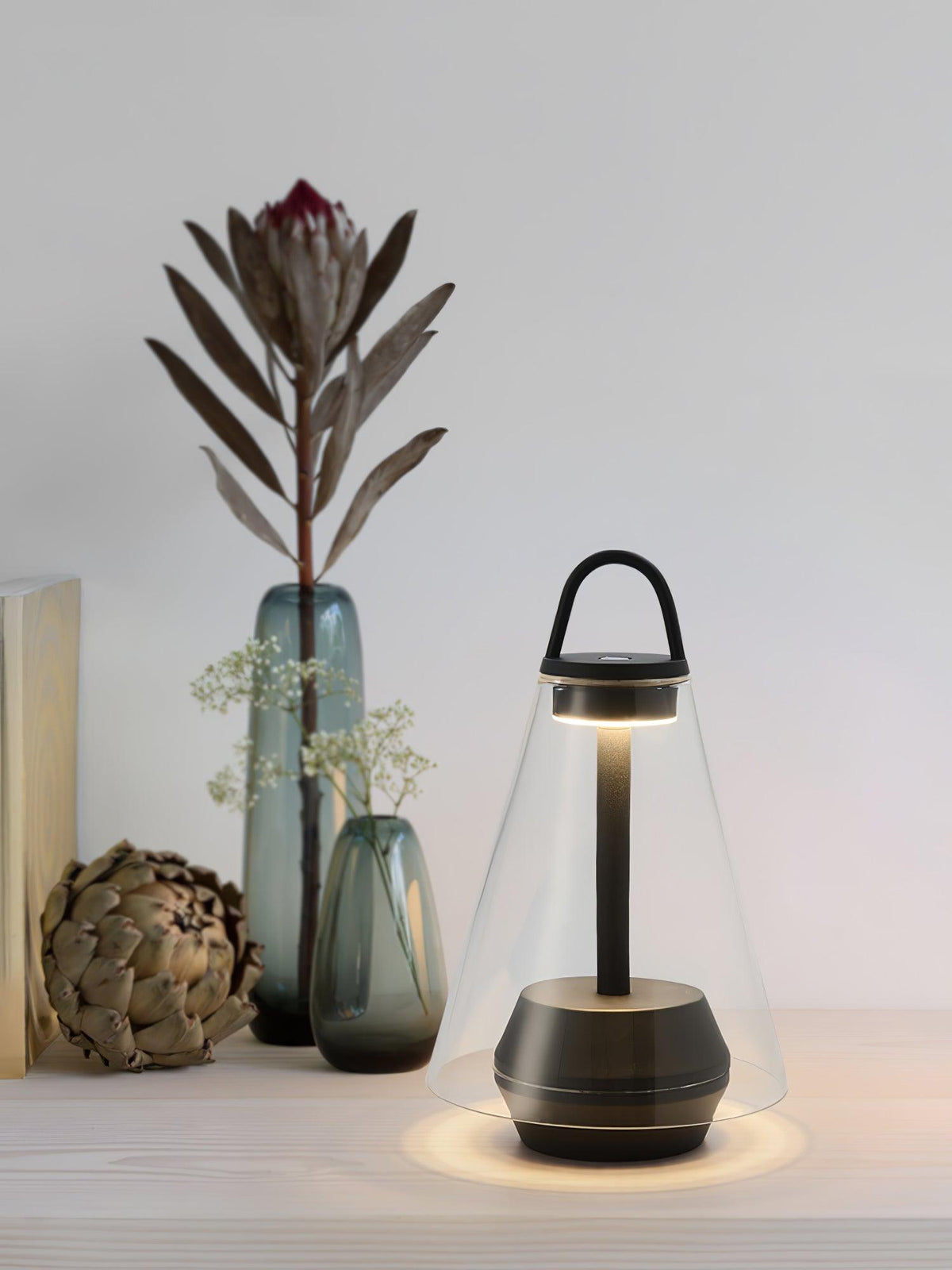 Shuttle Built In Battery Table Lamp