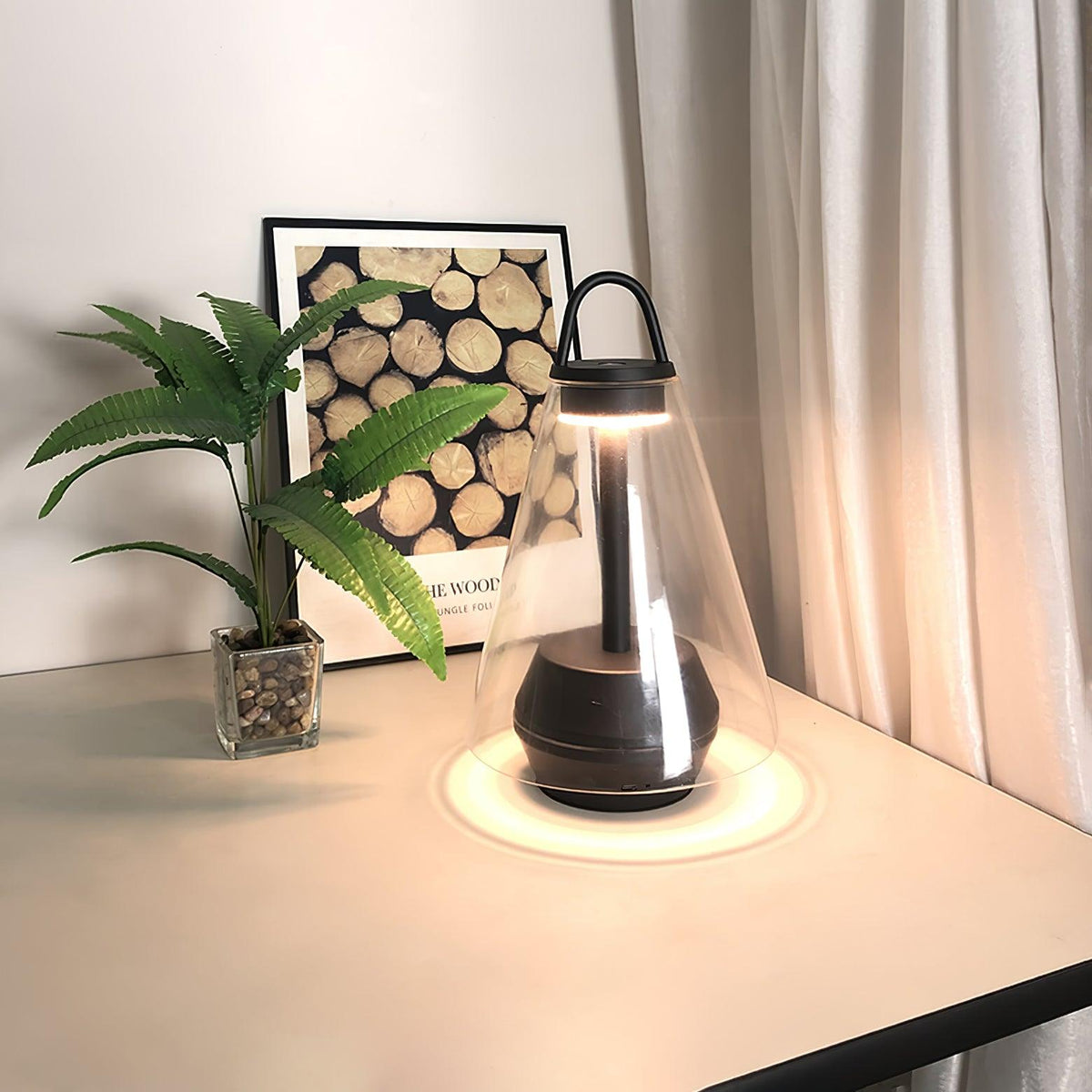Shuttle Built In Battery Table Lamp
