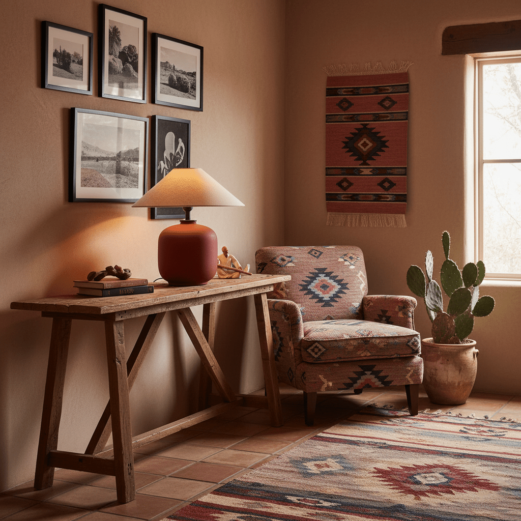 Sienna Clay Table Lamp – Terracotta Ceramic & Linen Shade