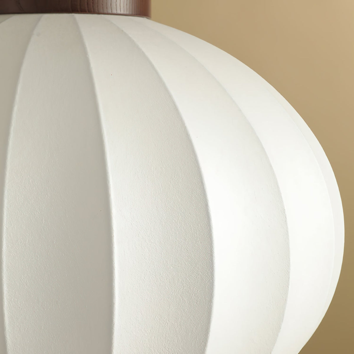 Silvara Silk Pendant Light with Wood Accents for Dining and Living Spaces