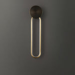 Simple Elliptical Wall Sconce