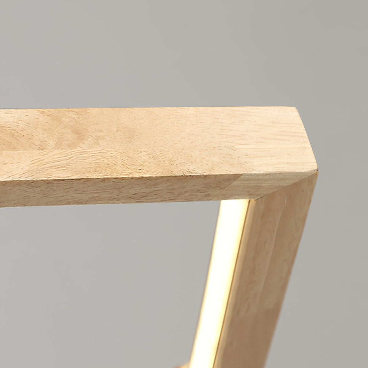 Simple Geometric Wooden Pendant Light