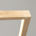 Simple Geometric Wooden Pendant Light