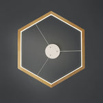Simple Geometric Wooden Pendant Light