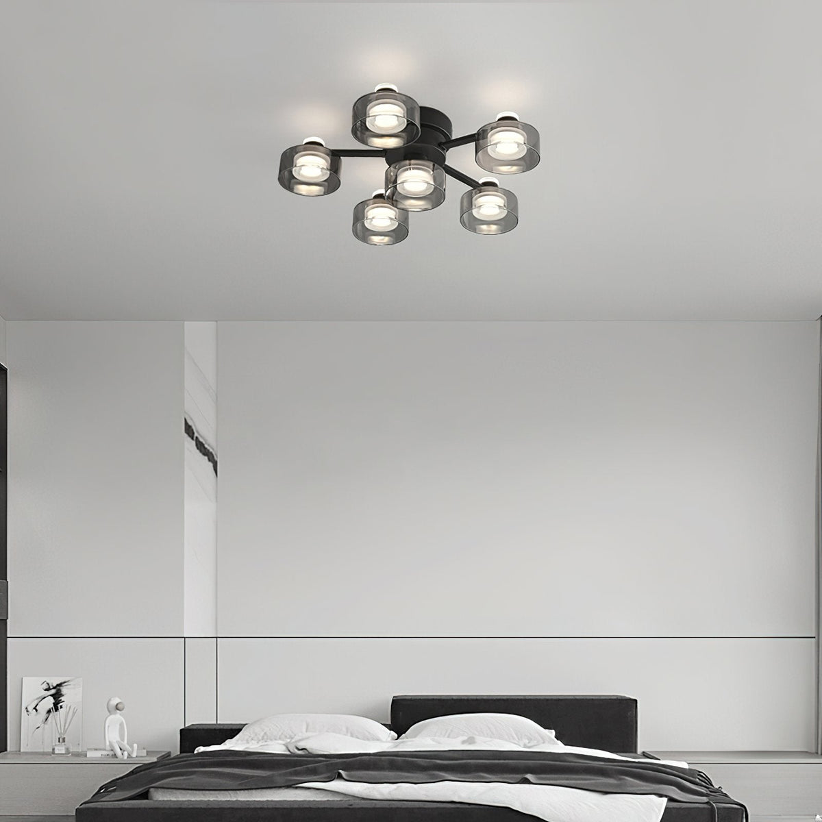Simple Round Copper Ceiling Lamp