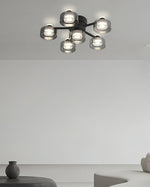 Simple Round Copper Ceiling Lamp