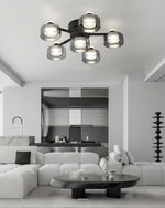 Simple Round Copper Ceiling Lamp
