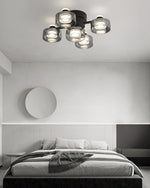 Simple Round Copper Ceiling Lamp