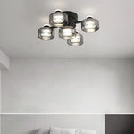 Simple Round Copper Ceiling Lamp