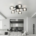 Simple Round Copper Ceiling Lamp