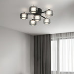 Simple Round Copper Ceiling Lamp