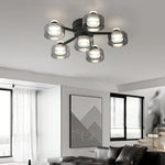 Simple Round Copper Ceiling Lamp