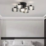 Simple Round Copper Ceiling Lamp