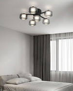 Simple Round Copper Ceiling Lamp