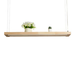 Simple Solid Wood LED Pendant Light