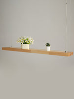 Simple Solid Wood LED Pendant Light