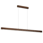 Simple Walnut Led Pendant Light