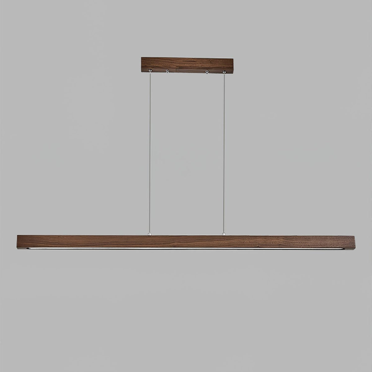 Simple Walnut Led Pendant Light