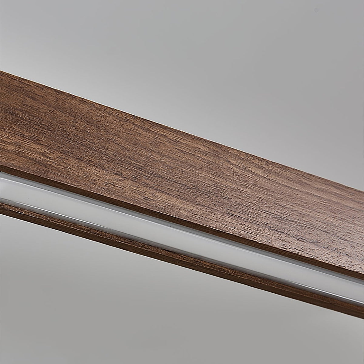 Simple Walnut Led Pendant Light