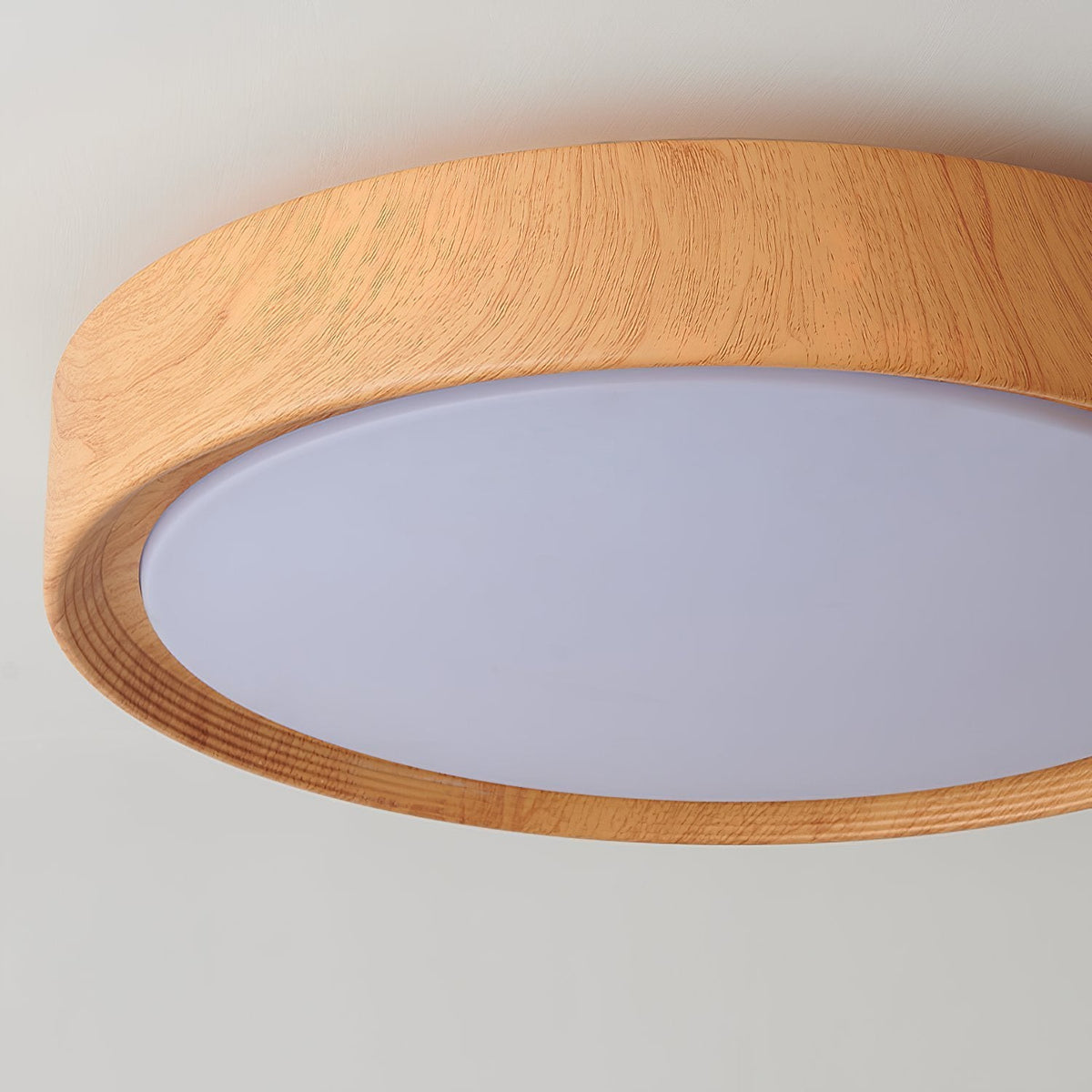 Simple Wood Grain LED Ceiling Light