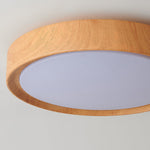 Simple Wood Grain LED Ceiling Light