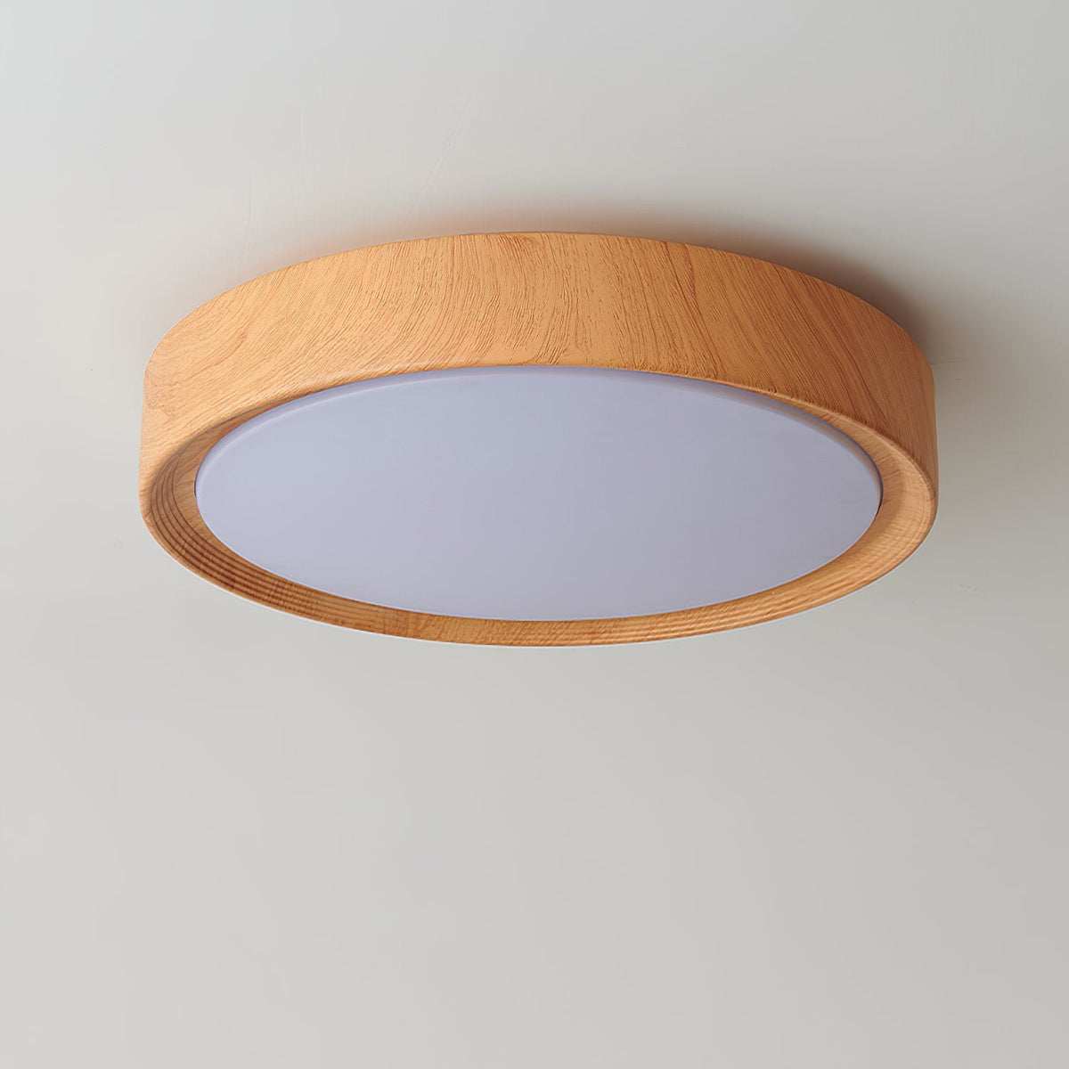 Simple Wood Grain LED Ceiling Light