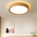 Simple Wood Grain LED Ceiling Light