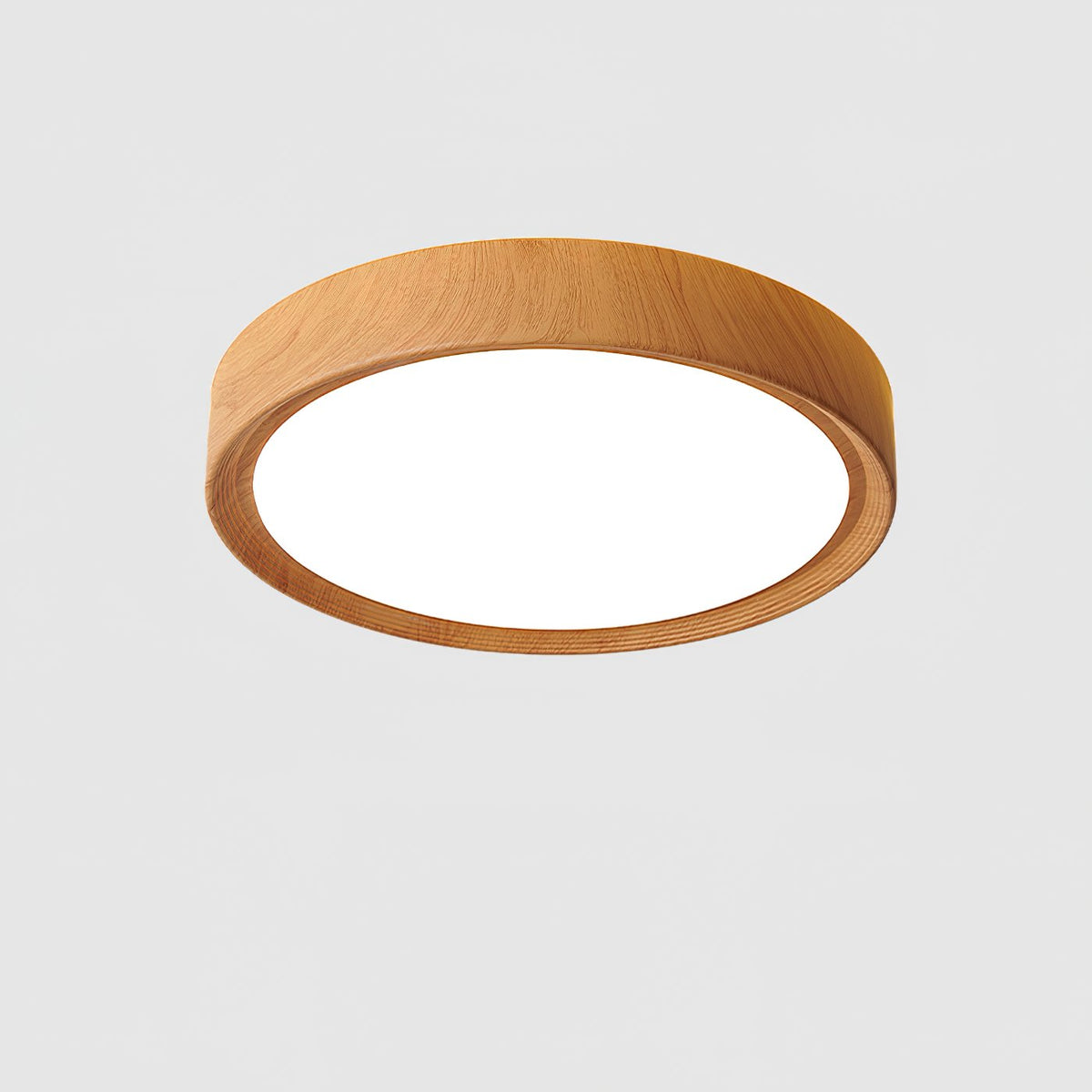 Simple Wood Grain LED Ceiling Light